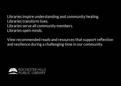 Libraries Respond