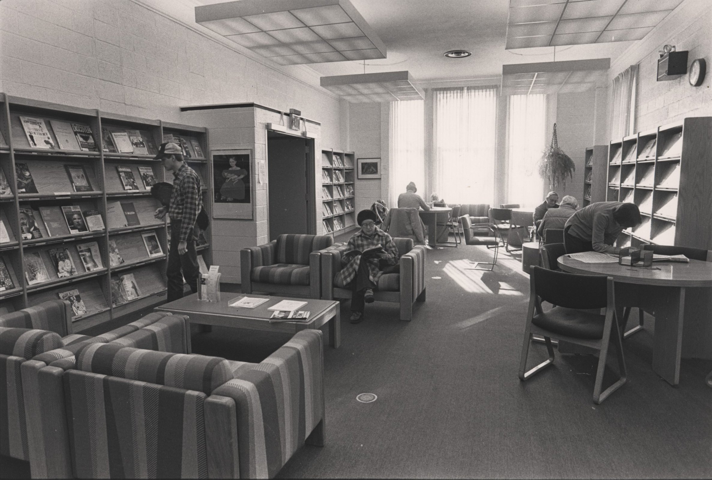 Avon Township Public Library Periodical room 1987